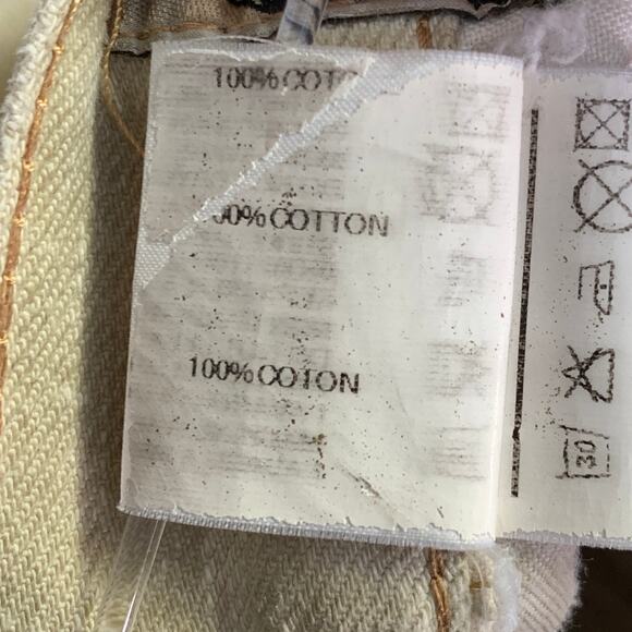 DRKSHDW Size 31 Grey Twill Cotton Tapered Slim Distressed Button Fly Jeans - Picture 7 of 7